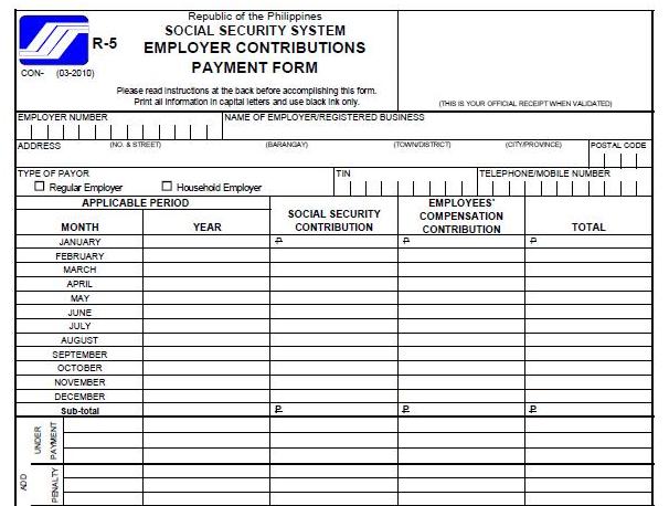 Sss loan overpayment form