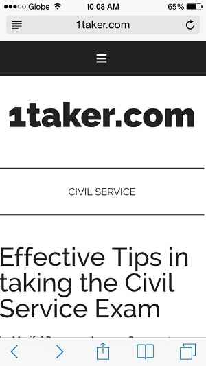 civil service online reviewer