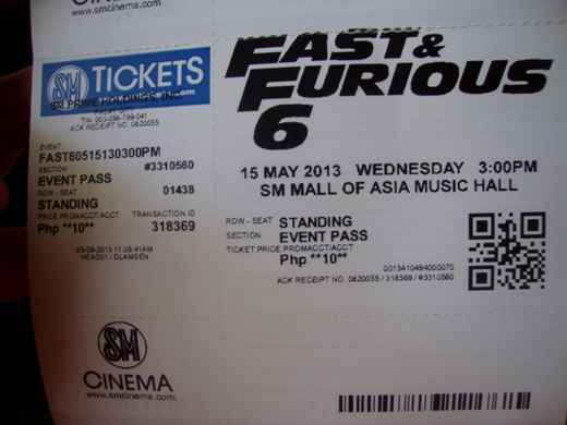 fast and furious 6 event pass