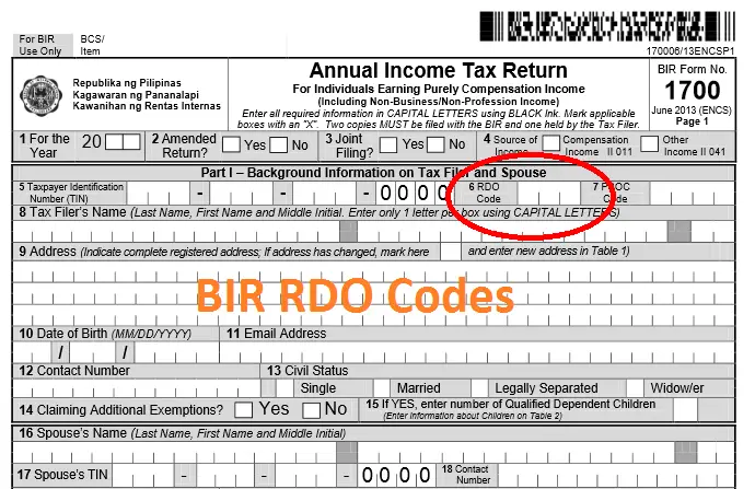 bir-rdo-codes-philippines