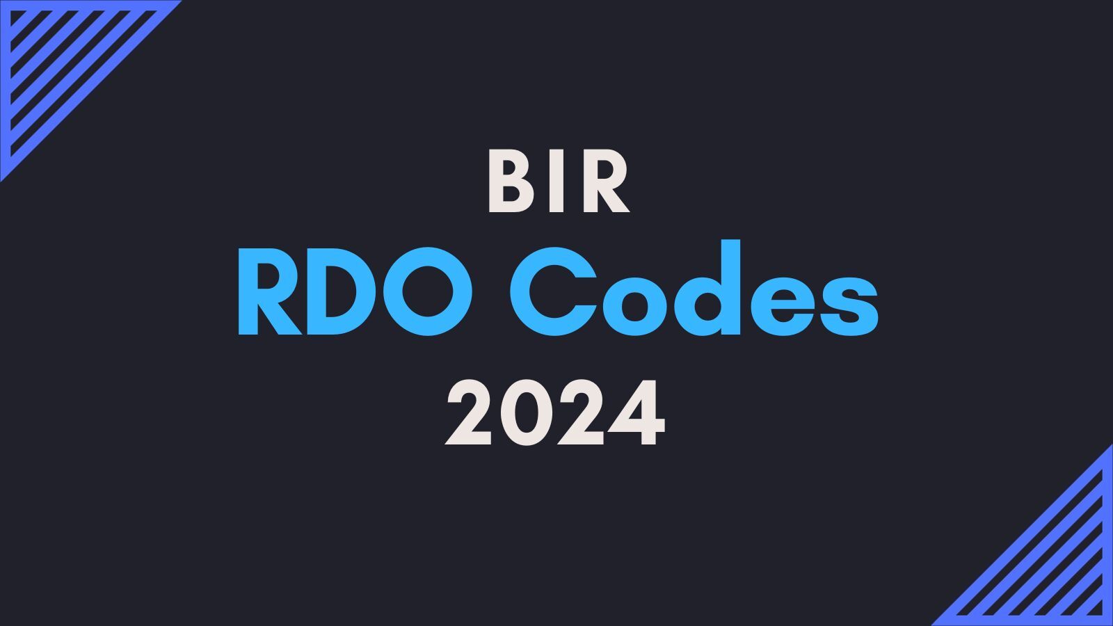 BIR RDO Codes Updated List Of Revenue District Offices In 2024   List Of Bir Rdo Codes 2024 