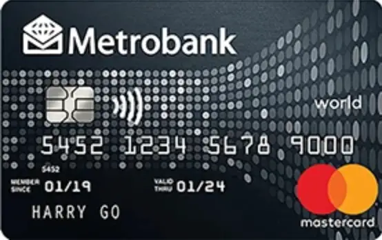 metrobank credit card requirements