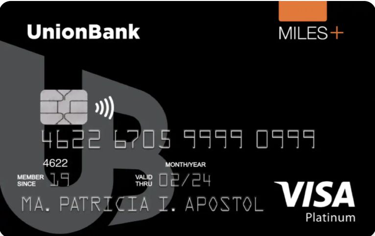 unionbank miles platinum visa card