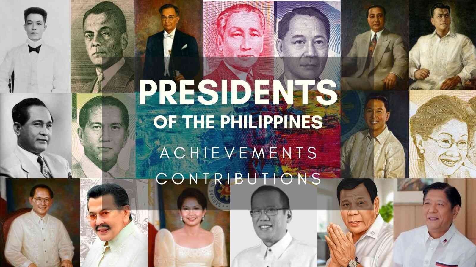 presidents of the philippines achievements and contributions