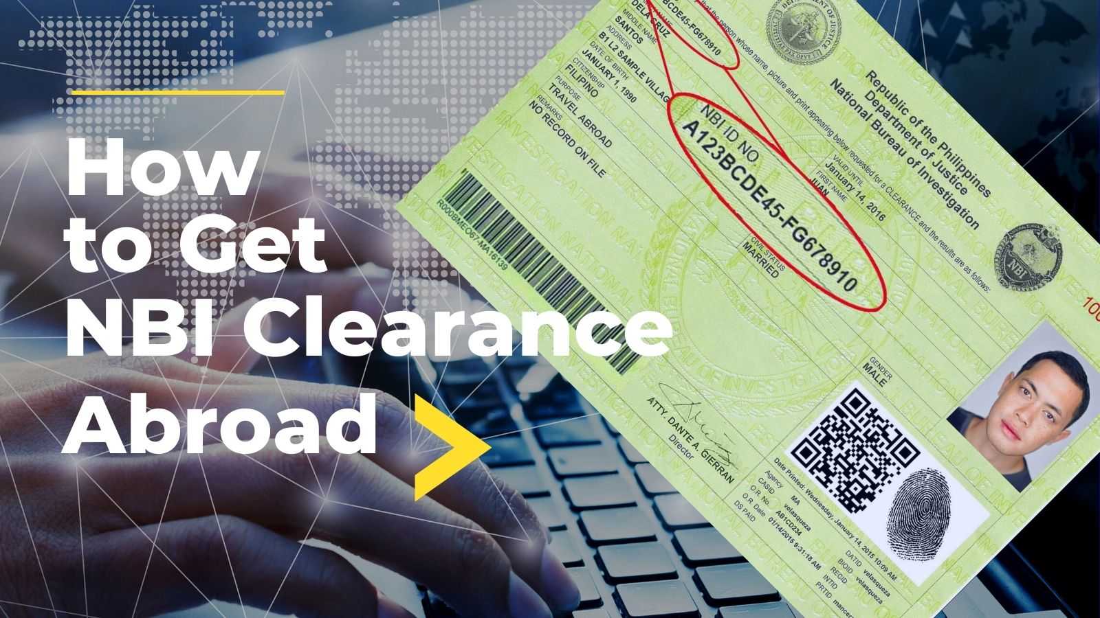 how to get nbi clearance abroad