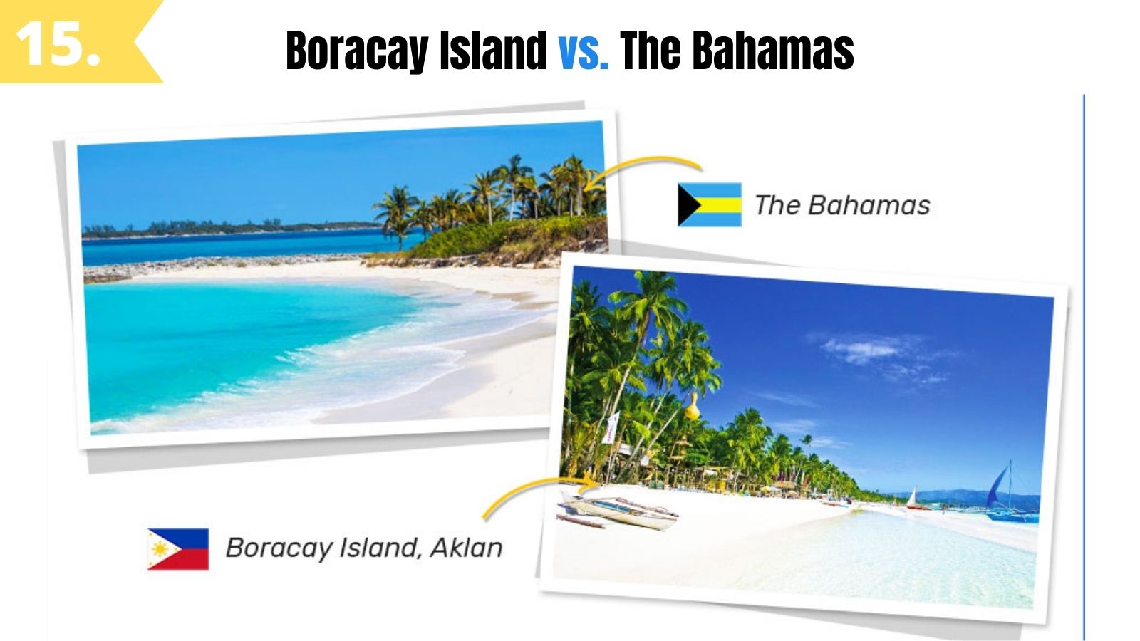 boracay island vs the bahamas