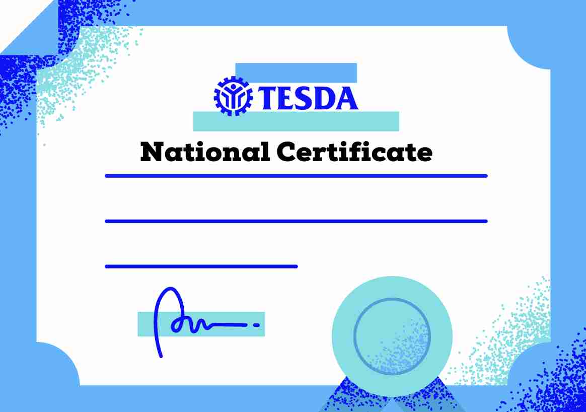 how to get tesda national certificate nc2