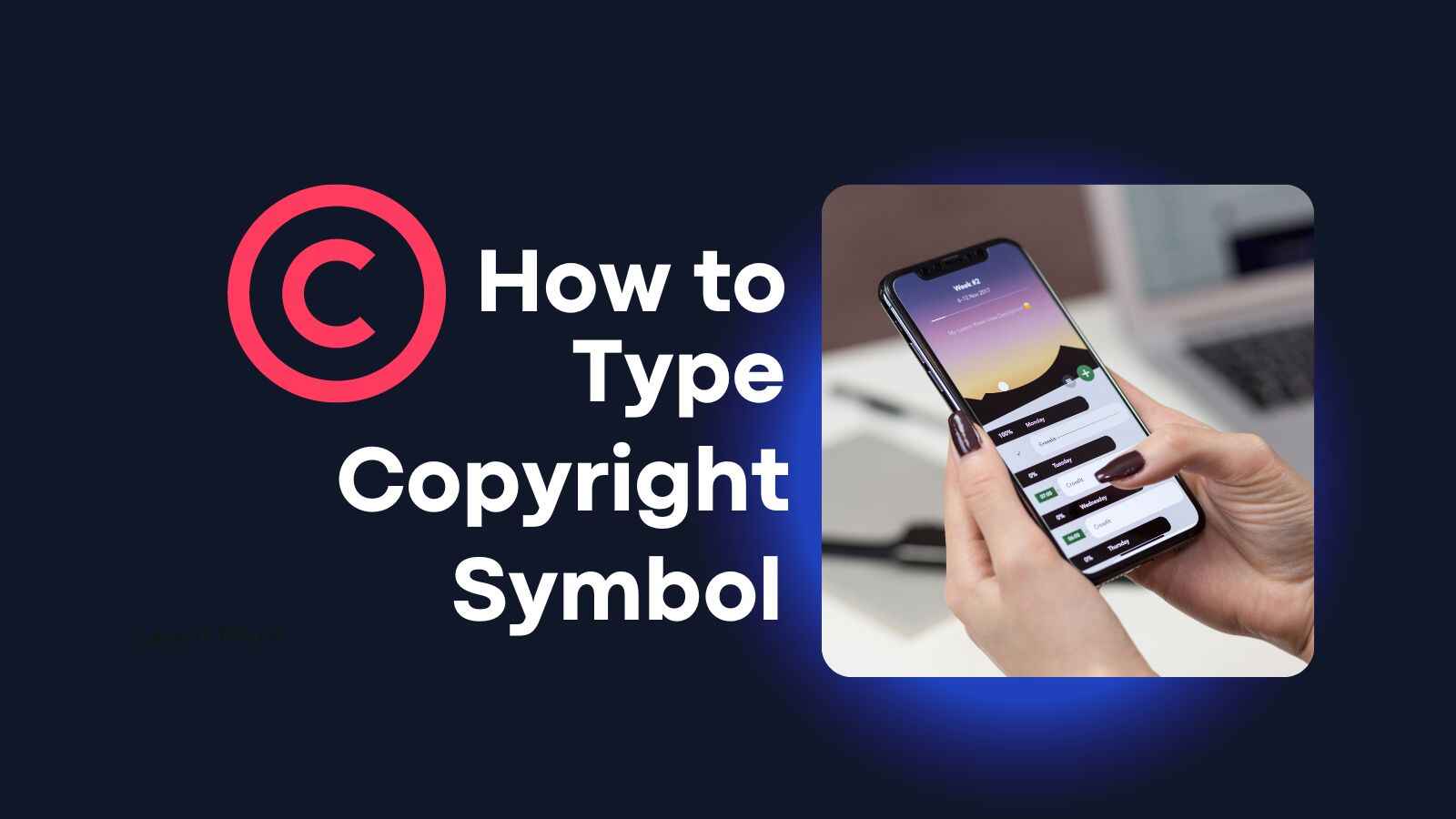 how to type copyright symbol on mac iphone android windows shortcut